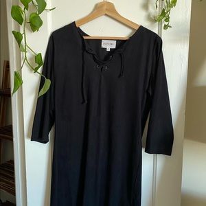 Olive + Oak Soft Suede Dress